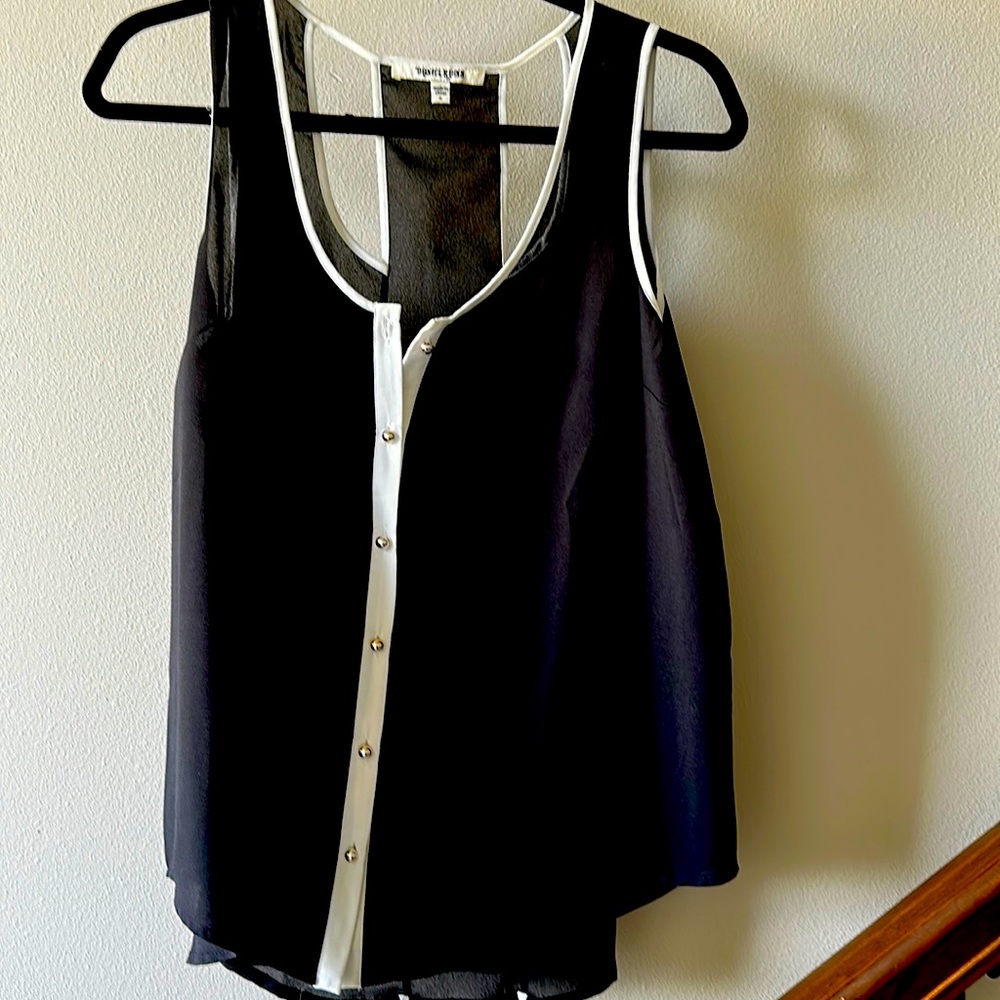 Black Daniel Rainn tank top - sz. Small
